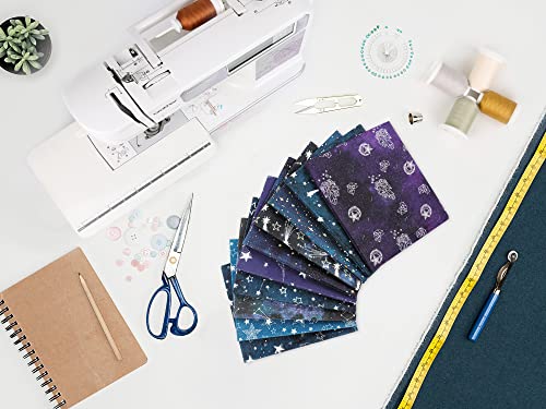 Craftido CID-FQ-SS01 25 Options- 100% Cotton Quilting Fabric Bundles 10Pcs Fat Quarters 18"X21"-Medium Weight 5.2 Oz- thumb #4