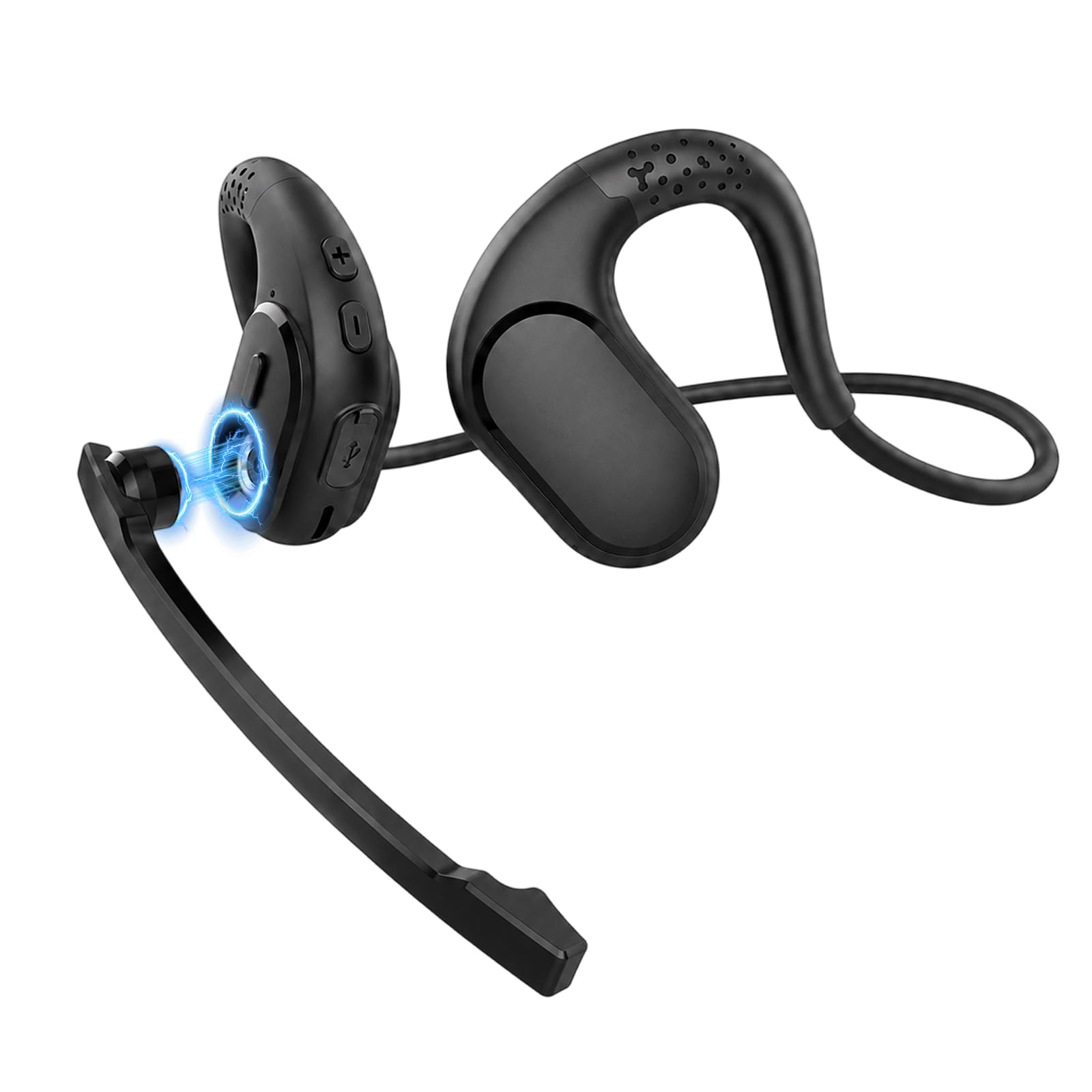 Yihou Open Ear Headphones with Mic Bluetooth Headset with Microphone