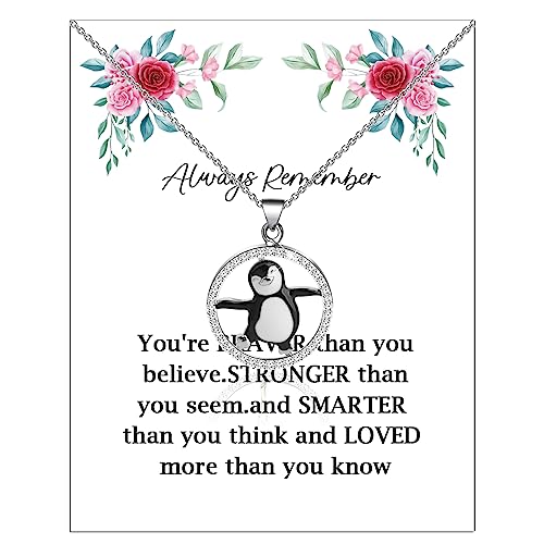 WSNANG Penguin Keychain and Friend - Penguin Lover Couple Gifts