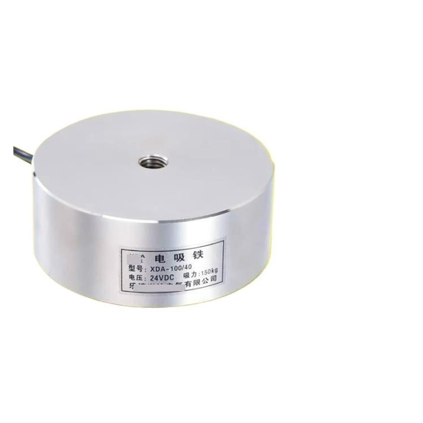 Électro-aimant à ventouse XDA-100/40 puissance d'aspiration 150kg 12V 24V 220V(12V)
