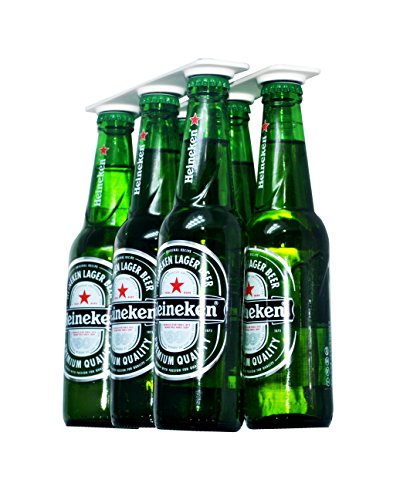 Supporto magnetico Bottiglia di birra, Magnetic bottiglia di birra gancio, salva spazio e organizza bottiglie al frigorifero Tetto e griglie - un ottimo regalo per chi ama birra fredda - Magenesis®