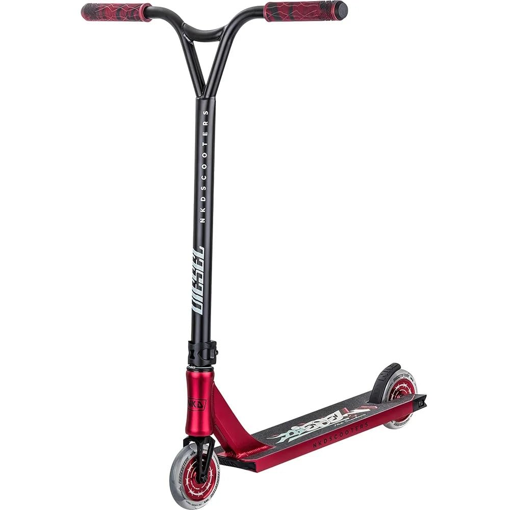 NKD Stunt Scooter - Diesel | Roulements Haute Performance ABEC-9 | Guidon Rotatif à 360° pour Le Freestyle | Alliage d’Aluminium 6061 Durable