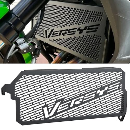 Motorrad KühlerSchutz Kühlergrill für KLE650 V.ersys 650 2015 2016 2017 2018 2019 2020 2021 2022 2023-Schwarz
