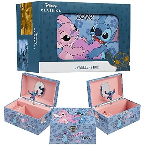 Disney Stitch & Angel Musical Jewellery Box Cover