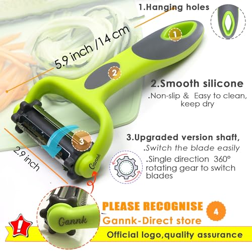 Gannk A2PC Potato Apple Vegetable Peelers thumb #3
