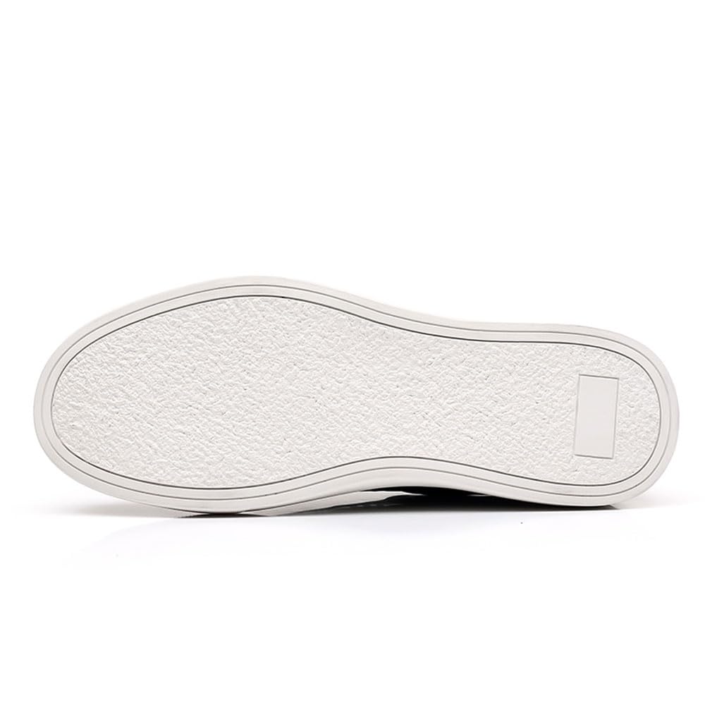 MANLADUO Zapatillas de deporte para hombre, informales, estampadas, con diseño de cordones, versátiles y de caña baja para estudiantes