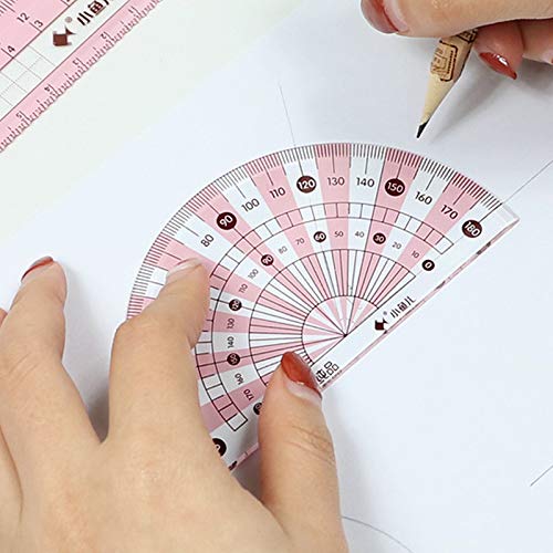 Srup 8 Teiliger Geometrie Kompass Setschul, Zeichnen Lineal Set Kompass, Mathe Geometrie Set, Mathematik-Geometrie-Set, für Kinder und Erwachsene, Ideal für Den Einsatz In Der Schule, Holzbearbeitung