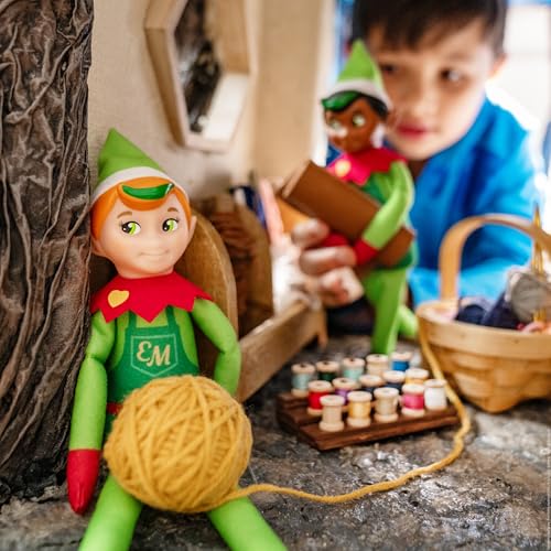 Muñeco Elf on the Shelf Elf Mates Cobbler 12 pulgadas miniatura 6