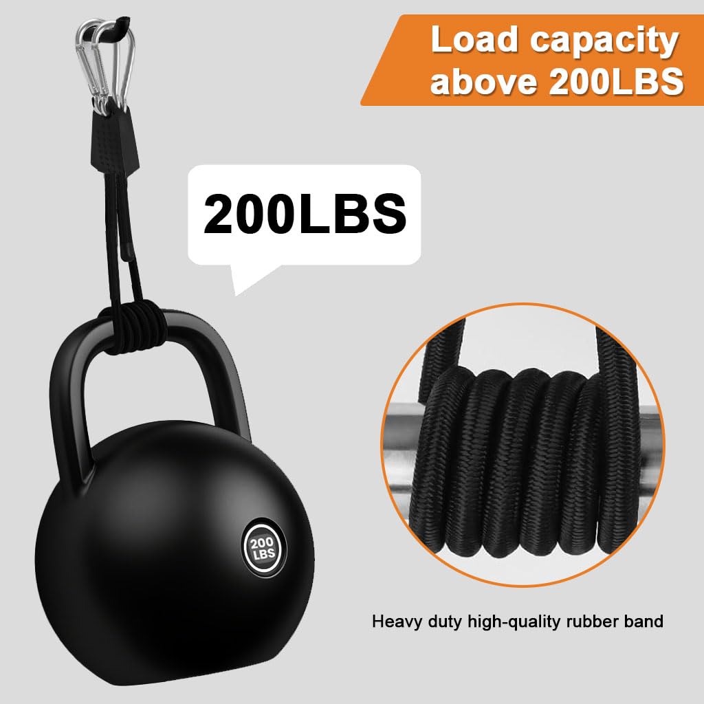 STHIRA® 2 Pcs 3.3ft Bungee Cord With Metal Hooks for Bike Luggage — Amazon image 6