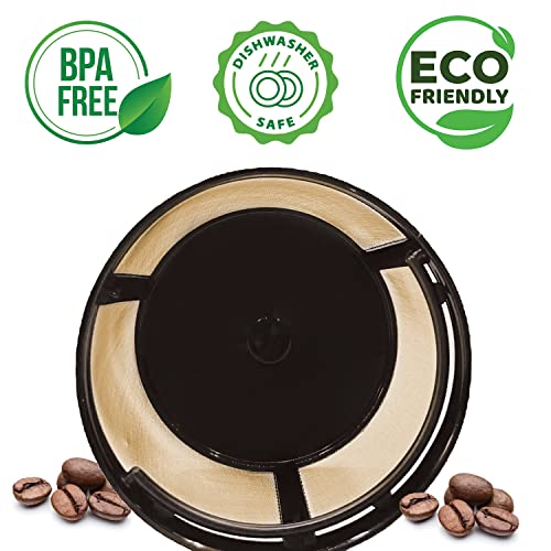 Brensten 8-12 Cup Reusable Filter Basket With Closed Bottom Fits Mrcoffee Coffee Maker And Brewer - Permanent Filter Replacement For Mr Coffee Gold Basket-Style Filters 2-Pack thumb #4