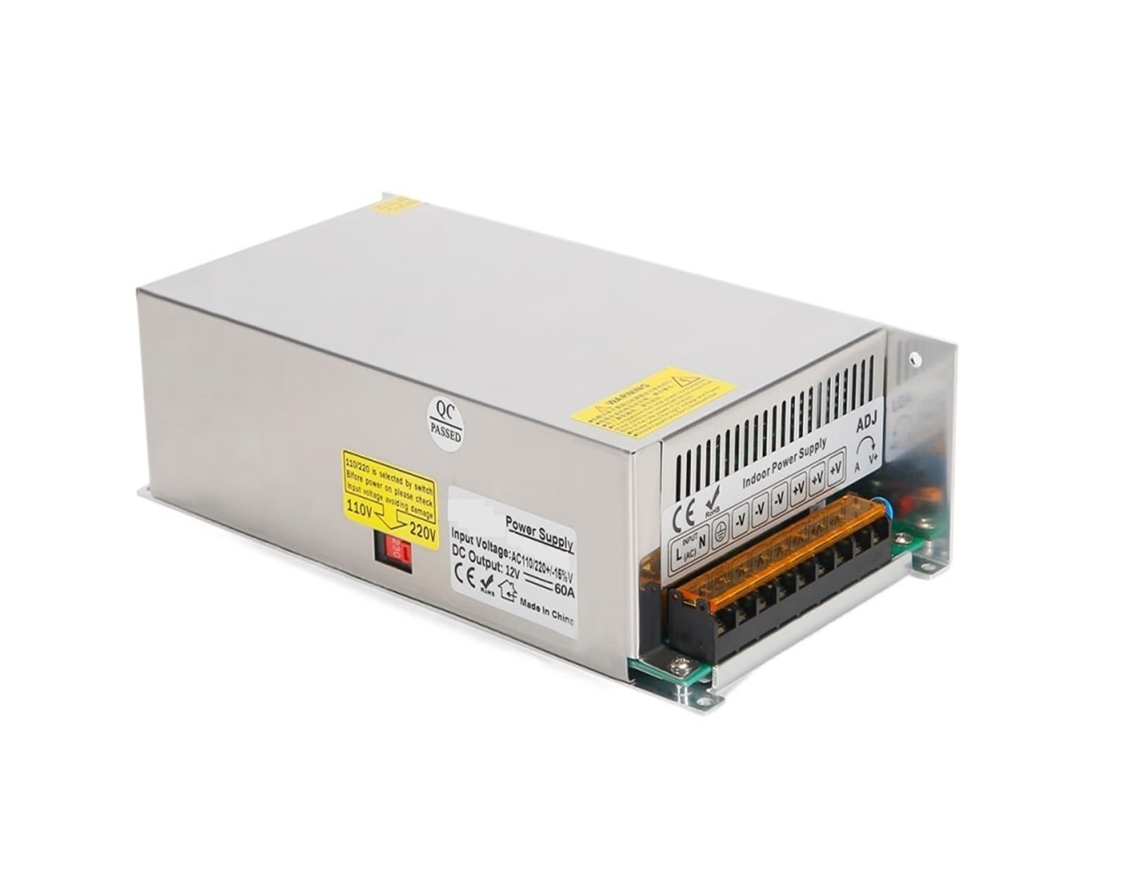 Fuente Alimentacion Regulable, Fuente de alimentación conmutada de CA a CC 80V 9A 720W, transformador de accionamiento, for equipos eléctricos electrónicos industriales de motor CNC, etc.