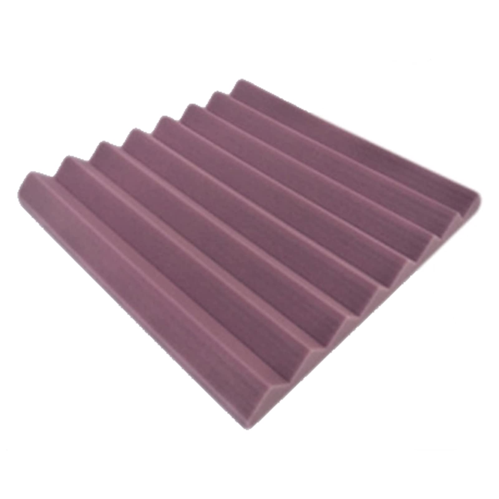 Akustyczne Panele Piankowe, Dźwiękochłonna Pianka Studyjna, Mata Dźwiękochłonna 10 Paczek, Pianka Dźwiękochłonna Pianka Tłumiąca Hałas Pianka Echo(Color:Purpurowy)