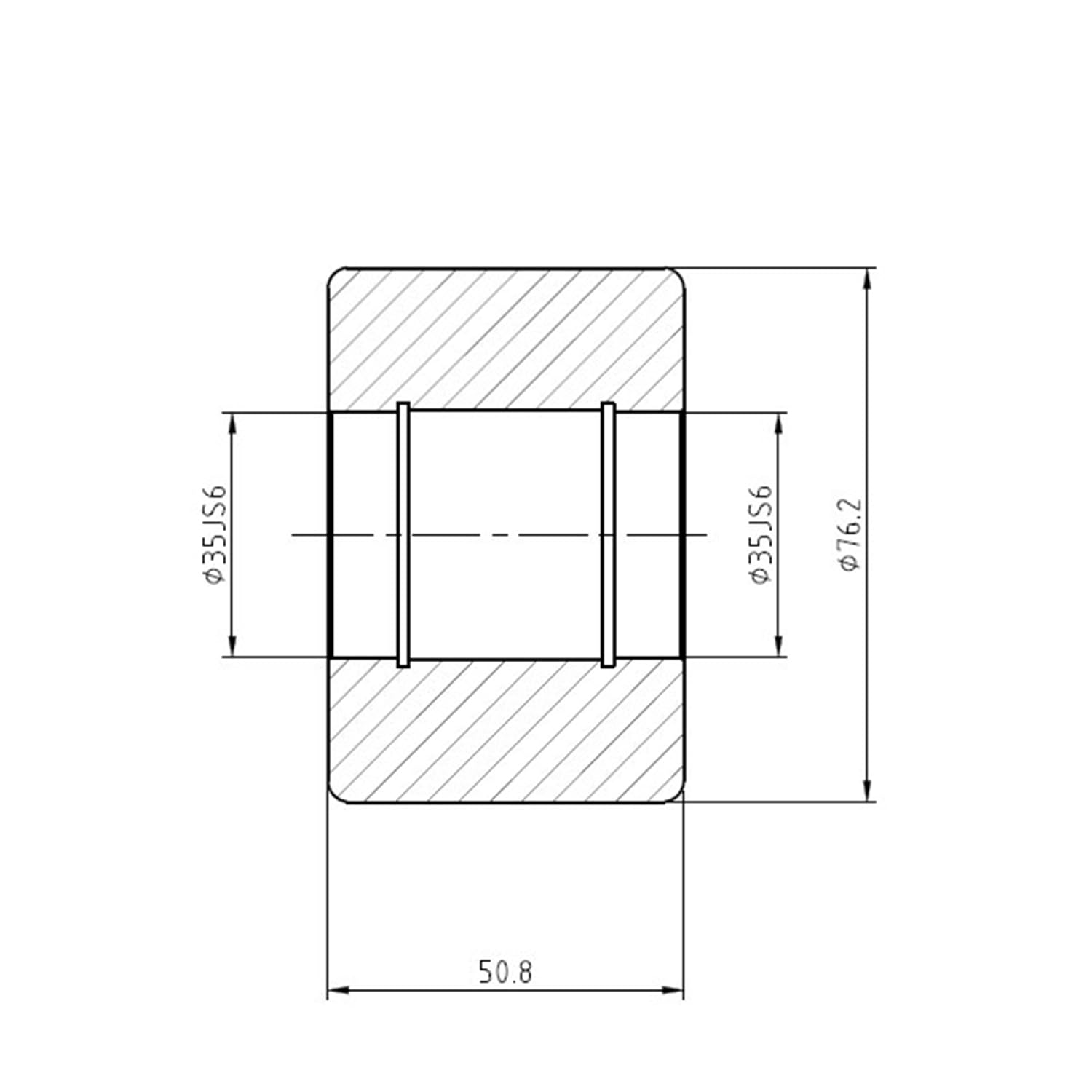 KAKA INDUSTRIAL Flat Bottom Die for English Wheel F1.2X710