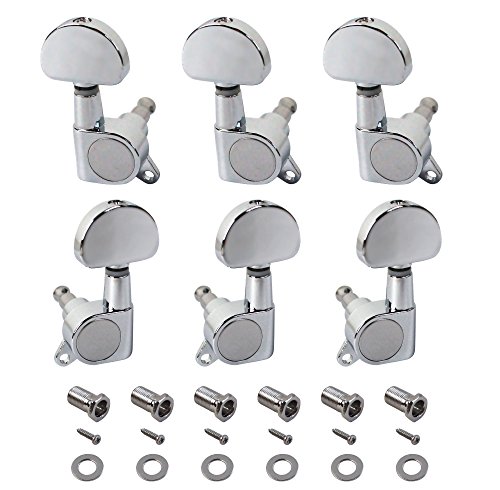 image for YMC TP20 Series 6 Pieces Guitar Parts 3 Left 3 Right Machine Heads Kno