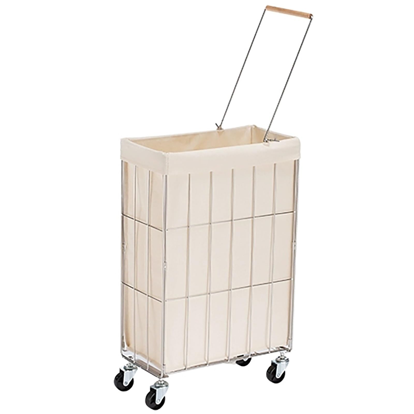 Cesto for la ropa sucia de acero inoxidable 201 con ruedas