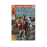 Kvsyaw Kanye Print Canvas Poster Unframe:12x18inch(30x45cm)