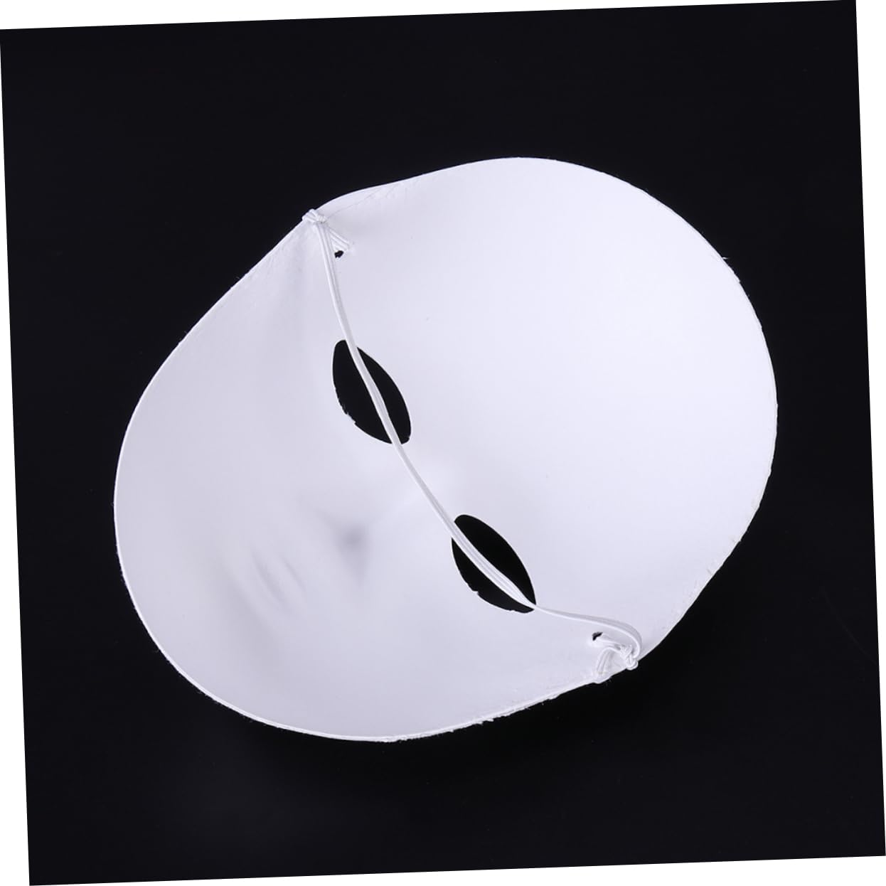 COLLBATH 16 Pz maschere vuote Maschera teriana maschera bianca carta di halloween verniciabile faccia cosplay white mask cosplay da graffiti costume