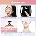 Red-Light-Therapy-for-Face and Neck Massager,7 Colors Womens Skin Rejuvenation Lifting Facial Massager Tool for Toning,Glow Boost (Black)