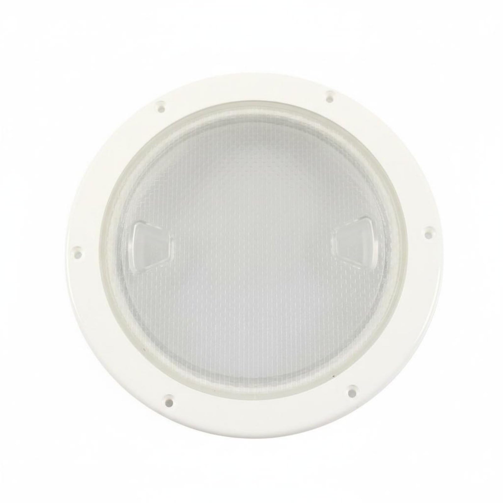 Includes Mounting Screws Transparent Inspection Hatch Anti Round Inspection Hatch ABS Plastic Construction Round Deck Plate Easy Installation for Yacht Owners, RV, 4 Inch-image-9