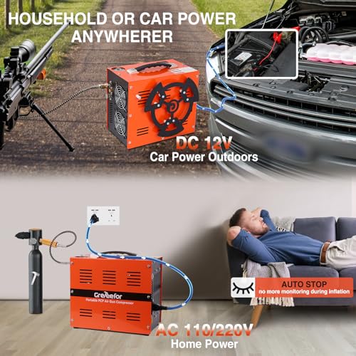 350W Dual-Power PCP Air Compressor