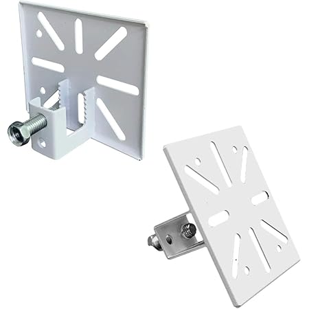 Amazon Co Jp 防犯カメラ 取り付け ブラケット 11 9 簡単 取付 金具付き セット 屋外 監視カメラ 架台 フェンス Waschosen 11 9 ホワイト 家電 カメラ