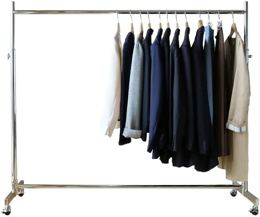 Amazon｜業務用ハンガーラック 耐荷重100kg プロ仕様 スチールパイプ製