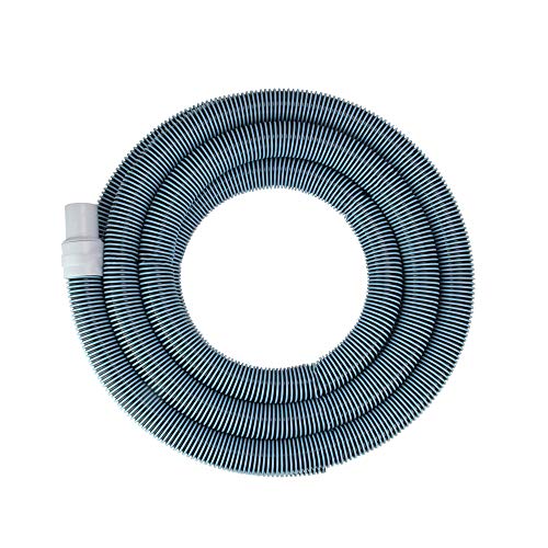 Pool Central Blue Spiral Wound Vacuum Swimming Pool Hose with Swivel Cuff 18' x 1.25