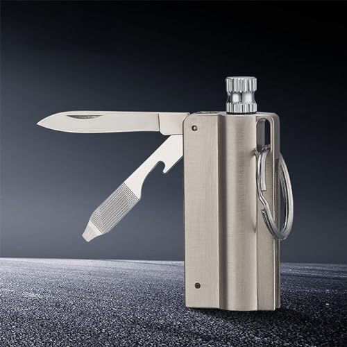 CBYXDY Permanent Match Flint Metal Matchstick Fire Starter with Bottle
