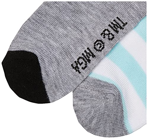 L.O.L. Surprise! girls Lol Surprise! 2 Pack Knee High Socks, Grey Stripe, Shoe Size 3-8 US2