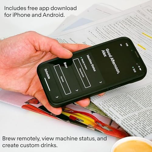 Terra Kaffe Super Automatic Espresso Machine - App-Enabled Coffee Machine - Auto Wake & Sleep - All Milk Types - Roaster-Approved Espresso Settings - Cappuccino Machines for Home - White TK-02 - Image 6