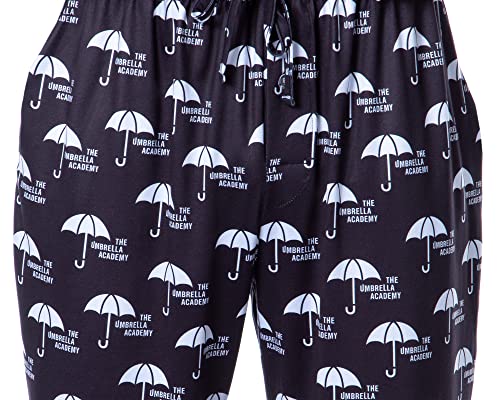 The Umbrella Academy Mens' TV Series Logo Icon Tossed Print Pajama Pants4