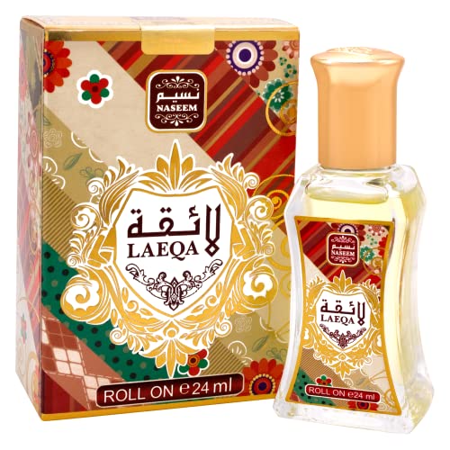 LAEQA Perfume Oil Rollerball Non Alcoholic Fragrance Oil Fruity Floral Perfumes for Women by Naseem Perfume 24 mL / 0.81 fl. oz. (Pack of 1) - Long Lasting Women's Fragrances.
