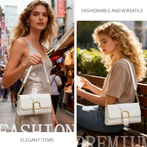 Image of Shoulder Bag for Women, Vegan Leather Classic Crossbody Purses Handbags, Trendy Hobo Bag Tote Purses for Women