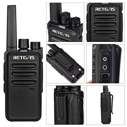 Retevis Rt68 Walkie Talkies With Earpiece,2 Way Radios Long Range,Heavy Duty Walkie Talkies For Adults,Rechargeable With Usb Charger Base, For Restaurant School Manufacturing Healthcare(20 Pack) #TOP2