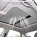 Sandfren Magnetic Car Sunroof Sun Shade, Magent Breathable Vehicle Roof Sunshade Mesh Cover for Overnight Camping, UV Protection Auto Accessories, Universal for SUV Sedan Truck