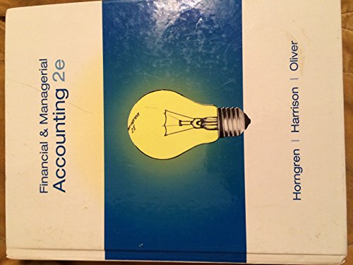 Financial and Managerial Accounting