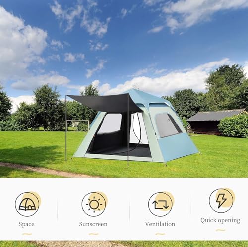 Carpa instantánea para camping pop up 83x83x57 pulg miniatura 4