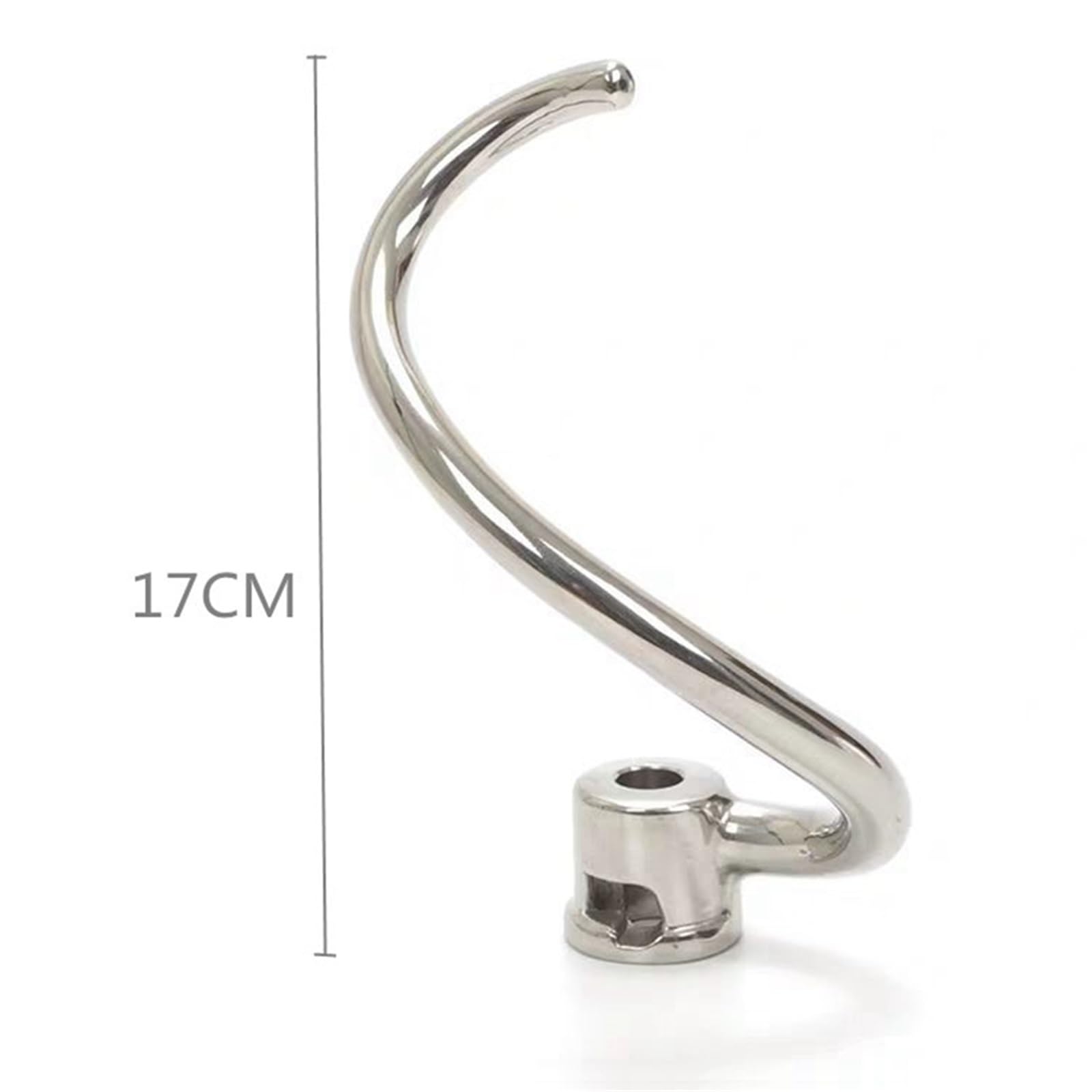 Spiralny powlekany hak do ciasta, kompatybilny z KitchenAid, 5K7SDH 7QT Spiralizer do podnoszenia miski 5KSM7580X 5KSM7586P 5KSM7990 5KSM8990 zamiennik nasadki