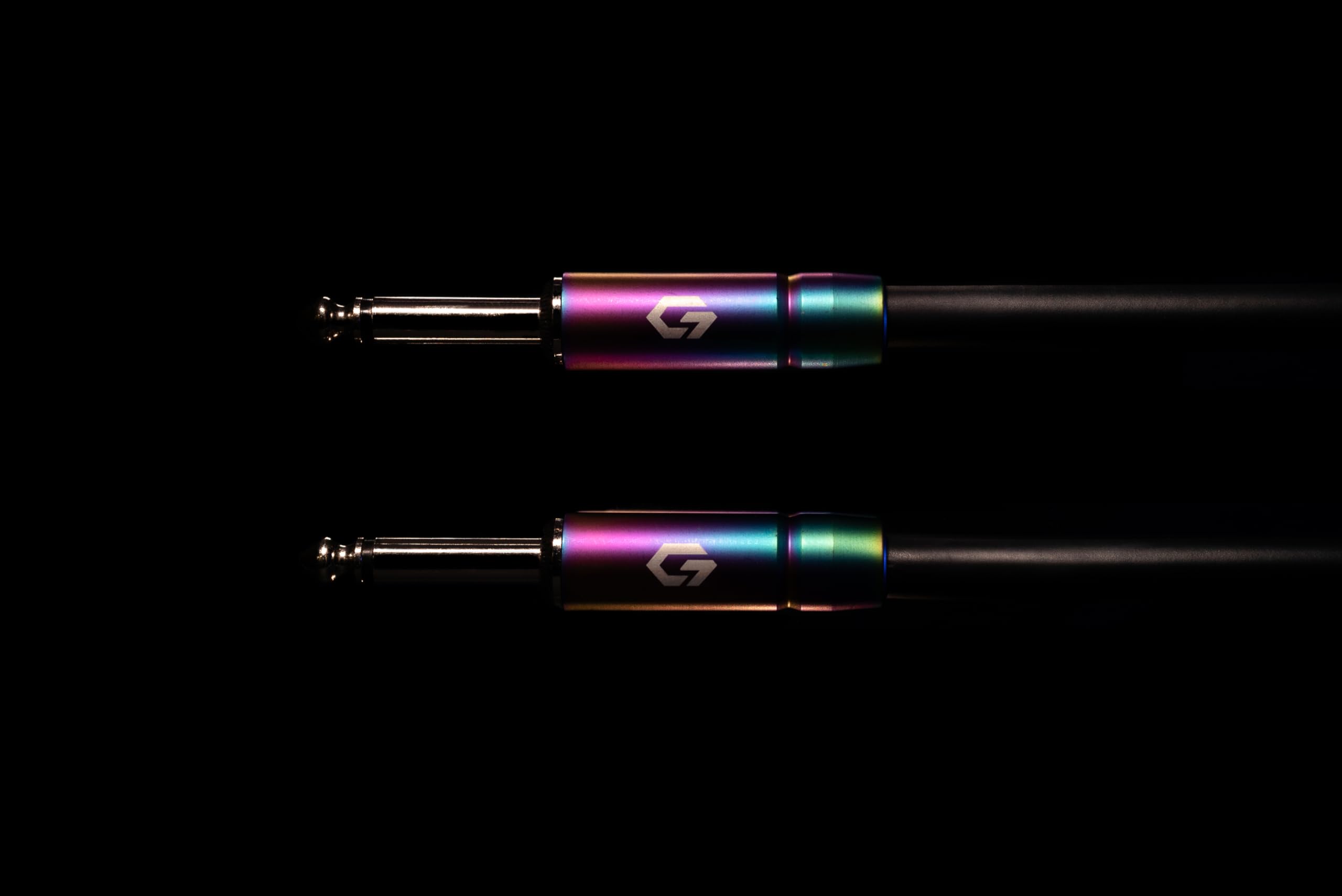 Ibanez GLIDELINE Serie Instrumentenkabel 6,10 m 2 gerade Stecker, schwarz