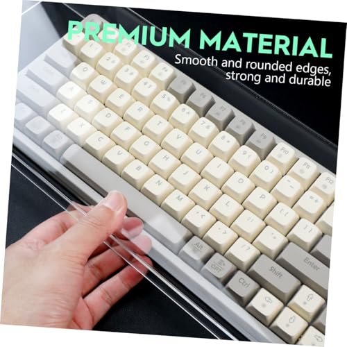 Cubierta de teclado acrílica de alta transparencia y funda extraíble 5