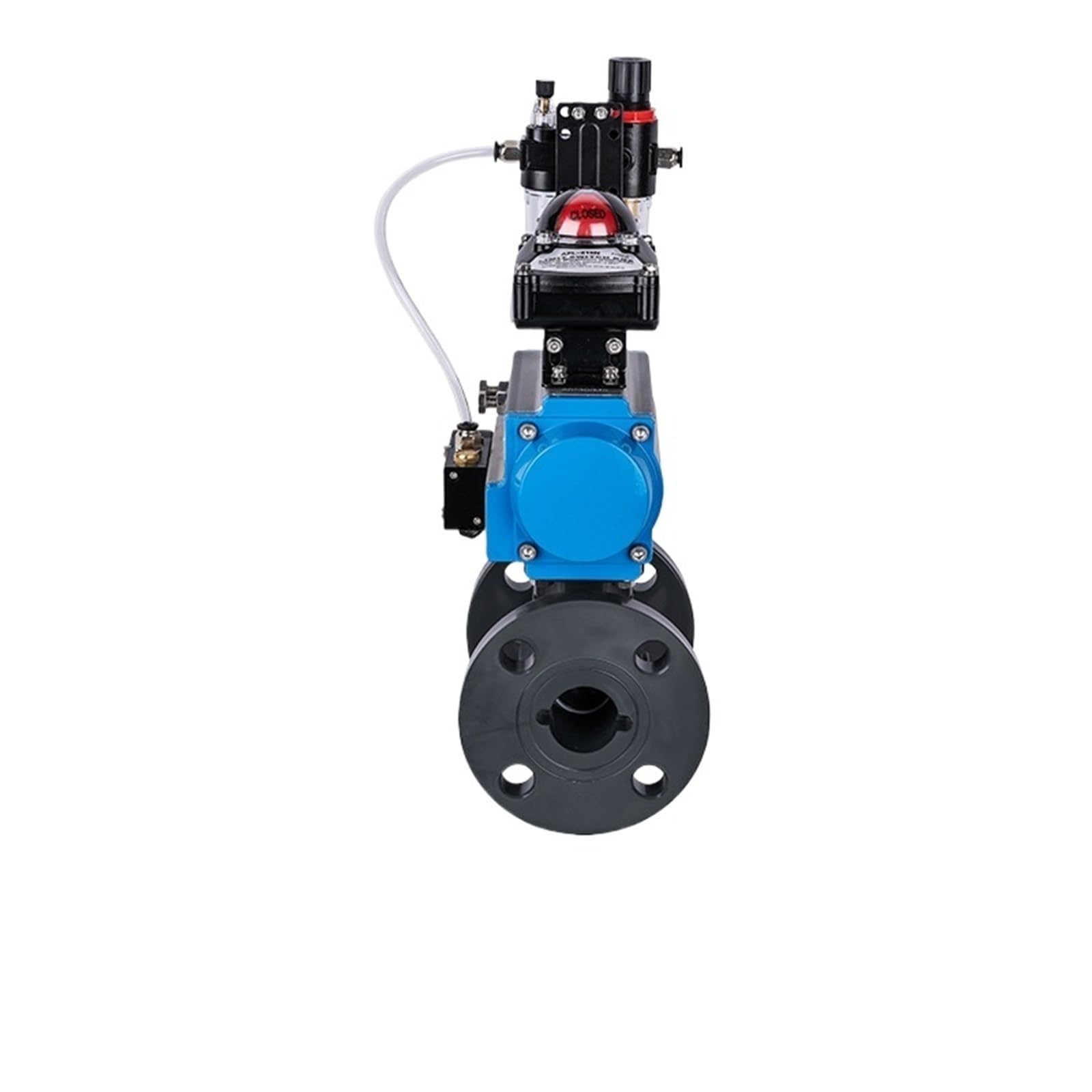 Valvola A Sfera Con Flangia Pneumatica In PVC-U Valvola Industriale Professionale For Prodotti Chimici In UPVC(6″)