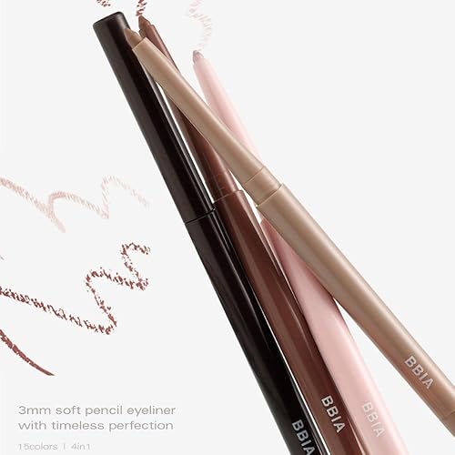 Miniatura 4 de BBIA Last Auto - Delineador de ojos de gel impermeable, juego de 2 unidades (11 color beige de lino) + (14 beige almendra)