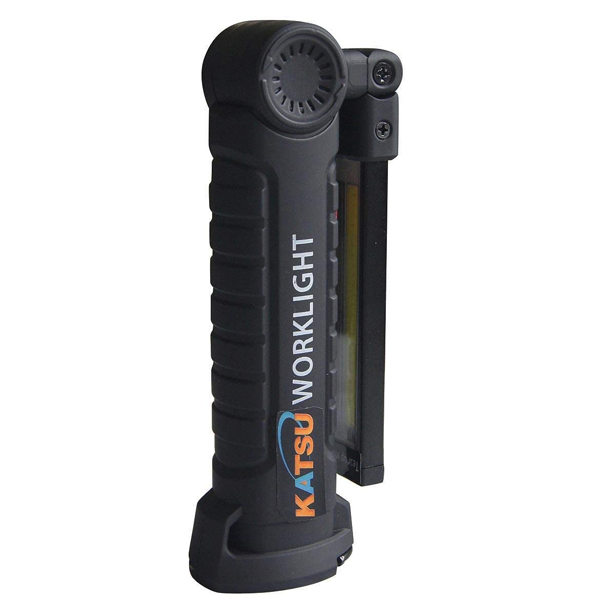 KATSU Linterna Taller LED Recargable 2 Piezas, Linterna de Trabajo 360° Rotate 5 Modos Lámpara de Inspección, Portátil Linterna con Base Magnética y Gancho para Taller Cámping Emergencia