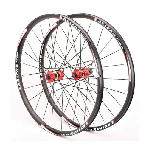 26 27.5 29C` }EeoCNzC[Zbg fBXNu[L tgAzC[ 9*100/10*135mm QR _uEH[A~ 1.5-2.5C`^Cp 8/9/10/11Xs[hJZbg(Black Red,26