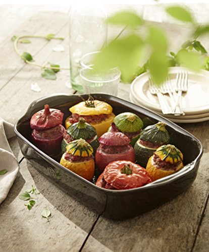 Emile Henry France Ovenware Ultime Rectangular Baking Dish, 16.5 X 10.6, Blue Flame #TOP3