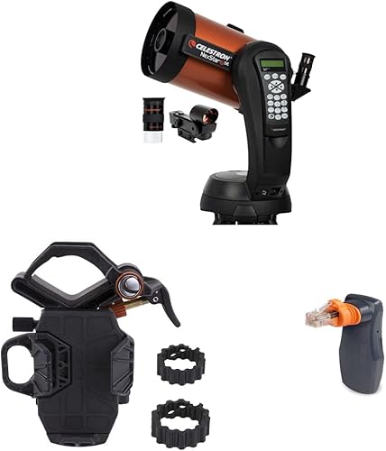Miniatura 23 de Celestron - Telescopio NexStar 6SE - Telescopio computarizado y NexYZ - Adaptador universal para smartphone de 3 ejes para telescopio y kit de