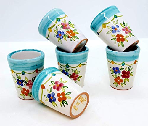 Shots en céramique artisanale italienne fait main vaisselle
