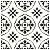 MORCART 7.87" x 7.87" Peel and Stick Floor Tile, 20 PCS Self-Adhesive DIY Vinyl Flooring for Renters, Removable and Waterproof Tile Sticker for Bathroom, Kitchen, Staircase (Black Retro Design)
