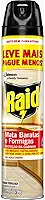 Raid Inseticida Aerosol Mata Baratas e Formigas, Proteção da Cozinha, Elimina Barata e Seus Ovos, 420ml