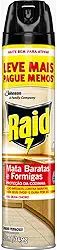 Raid Inseticida Aerosol Mata Baratas e Formigas, Proteção da Cozinha, Elimina Barata e Seus Ovos, 420ml